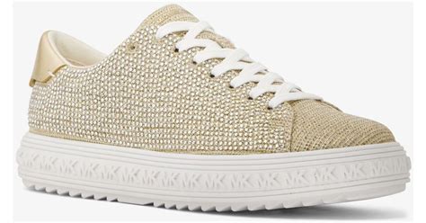 michael kors glitter flats|Michael Kors grove embellished.